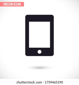 Phone vector icon , lorem ipsum Flat design