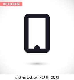 Phone vector icon , lorem ipsum Flat design