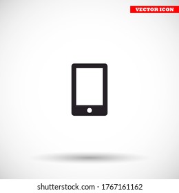 Phone vector icon , lorem ipsum Flat design