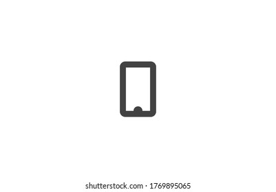 Telefon, Vektorsymbol, lorem ipsum Flaches Design