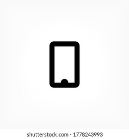 Phone vector icon , lorem ipsum Flat design