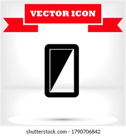 Icono de vector de teléfono, lorem ipsum Diseño plano