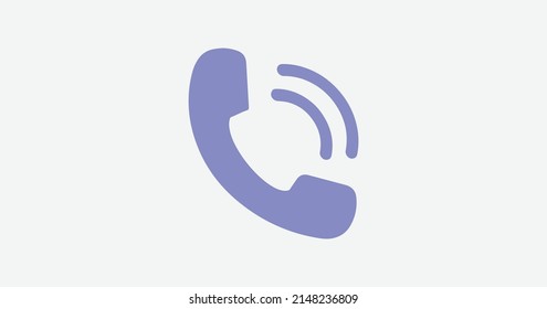 Phone vector icon in modern trendy flat style. Telephone call symbol vector illustration.