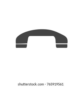 Phone vector icon on white background