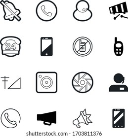 phone vector icon set such as: desk, element, real, face, ui, refrain, baby, caution, wood, bright, helpline, prohibition, restricted, alarm, advertising, percussion, wooden, secretary, bullhorn