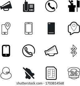 phone vector icon set such as: fill, card, ip, success, politician, old, tribune, real, day, text, dual, person, jingle, government, ring, home, image, speech, website, estate, 24h, alarm, turn
