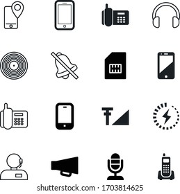 phone vector icon set such as: helpline, prohibited, clipart, electricity, gps, long, melody, success, pop, earphone, charger, volume, work, alert, telemarketing, map, prohibition, ring, center