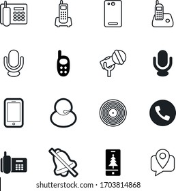 phone vector icon set such as: pin, back, clock, store, prohibition, ban, allowed, navigation, headphone, signal, classic, tracking, bell, child, holiday, location, new, style, computer, website
