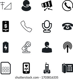 phone vector icon set such as: empty, education, dollar, heart, percussion, monitor, station, creative, tablet, pay, cellphone, airport, wood, payment, wallet, melody, medical, agent, broadcasting