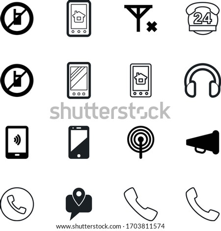 phone vector icon set such as: payment, hours, audio, money, mega, music, sound, megaphone, cast, broadcast, ear, digital, earphone, station, pin, waves, stereo, gps, headset, locator, cartography