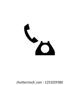 phone vector icon. phone sign on white background. phone icon for web and app