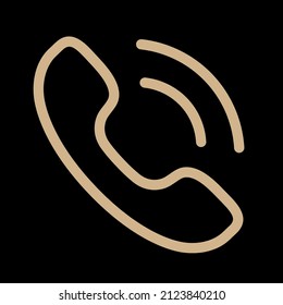 phone vector icon sign symbol. isolated graphic illustration