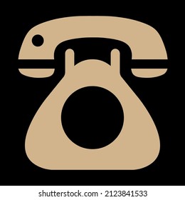 símbolo de signo de icono del vector del teléfono. ilustración gráfica aislada