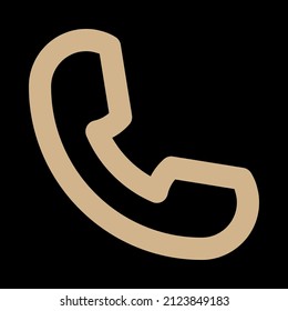 phone vector icon sign symbol. isolated graphic illustration