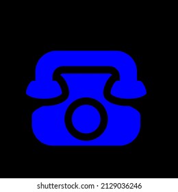 phone vector icon sign symbol. isolated graphic illustration