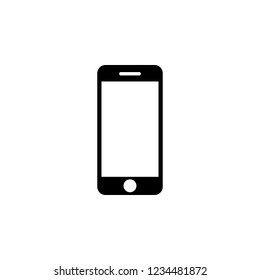 phone vector icon. smartphone. mobile phone on the white background.