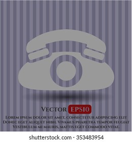 Phone vector icon or symbol