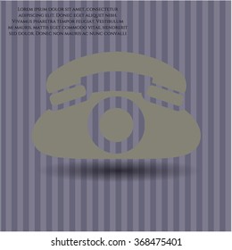 Phone vector icon or symbol