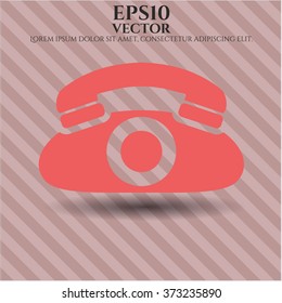 Phone vector icon or symbol