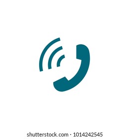 phone vector icon, telephone symbol 