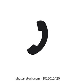 phone vector icon, telephone symbol 