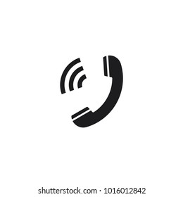 phone vector icon, telephone symbol 