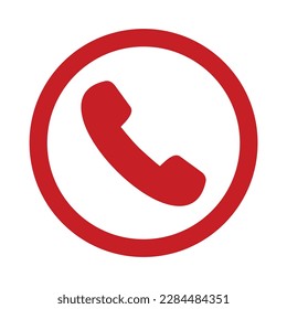 Phone vector icon. Telephone icon symbol isolated. Vector illustration