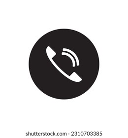 Icono de vector de teléfono. Símbolo de icono de teléfono aislado. icono de llamada