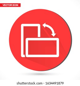 Phone vector icon in trendy flat style isolated on white background. Telephone symbol. vector icon illustration.