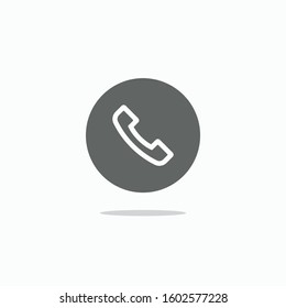 Phone vector icon for web site or mobile app