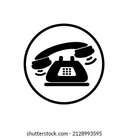 phone vector illustration, black color, suitable for templates, icons, etc