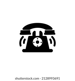 phone vector illustration, black color, suitable for templates, icons, etc