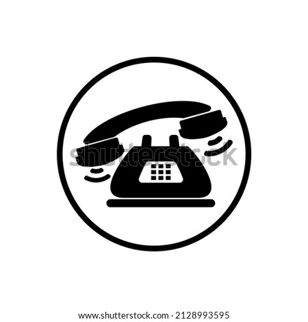 phone vector illustration, black color, suitable for templates, icons, etc