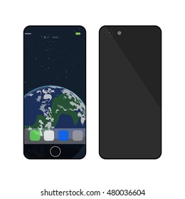 Phone Vector Illustration isolated on white background