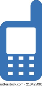 ilustración del vector de teléfono en un fondo transparente. Símbolos de calidad superior. Iconos vectoriales de glifos para diseño de conceptos y gráficos.