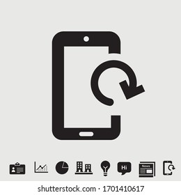 Phone vector illustration symbol for website and graphic design