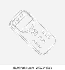 phone vector isulated on white background