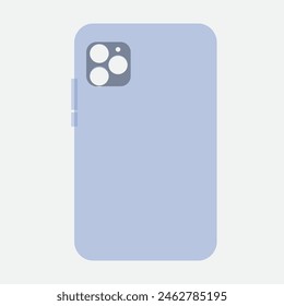 Vector del teléfono aislado sobre fondo blanco