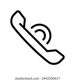 phone vector line icon symbol