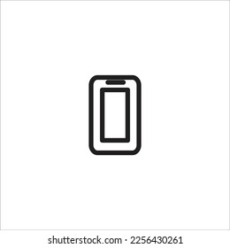 phone vector line new icon