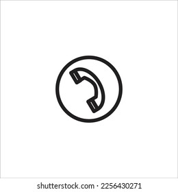 icono nuevo de la línea vector de teléfono