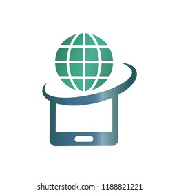 phone vector logo template 
