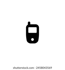 Vector del teléfono. icono móvil fondo blanco eps