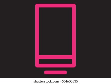 phone vibrate mode icon