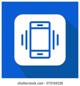 Phone vibration vector icon