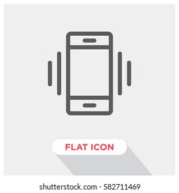 Phone vibration vector icon