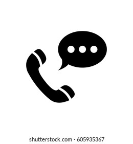 Phone web icon vector