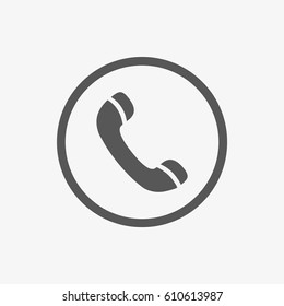 Phone web icon vector