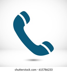 Phone web icon vector