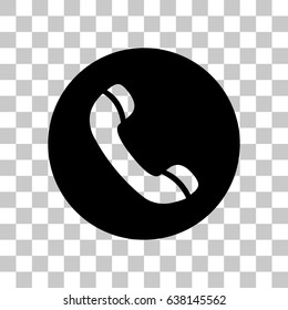 Phone web icon vector